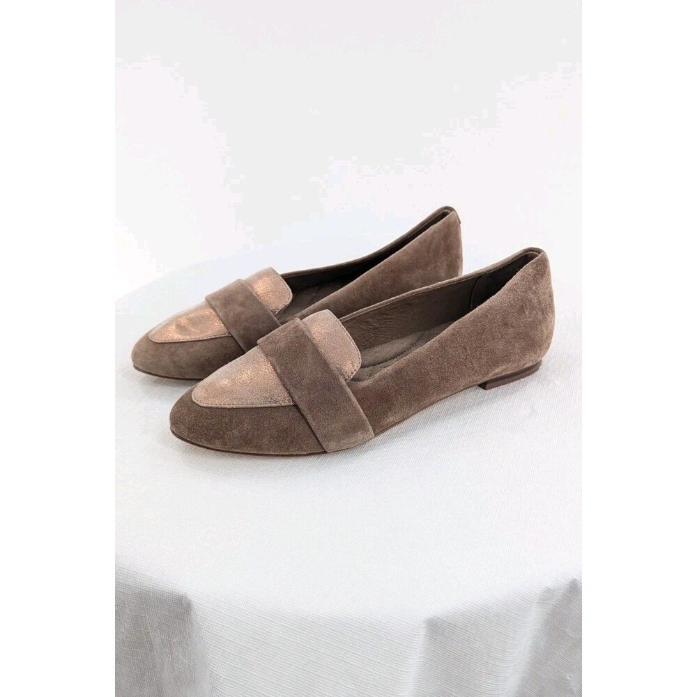 Birdies Sz 8.5 The Blackbird Oak Shimmer Loafer Bohemian Preppy Glam Office Work